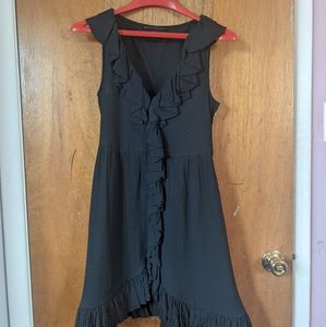 Marc by Marc Jacobs Black Ruffled dress